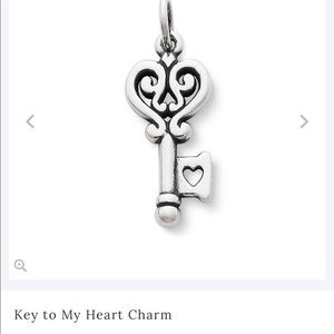 Authentic James Avery Key to My Heart Charm